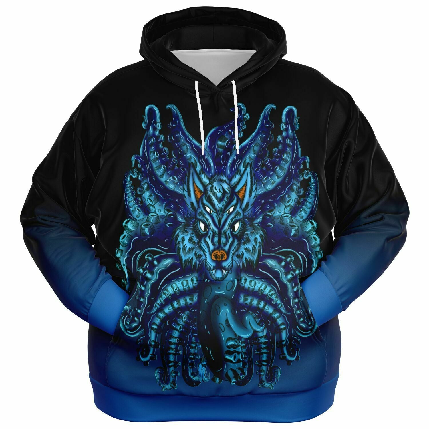 Blue Wolf Tulu Athletic Plus-size Hoodie copy Subliminator