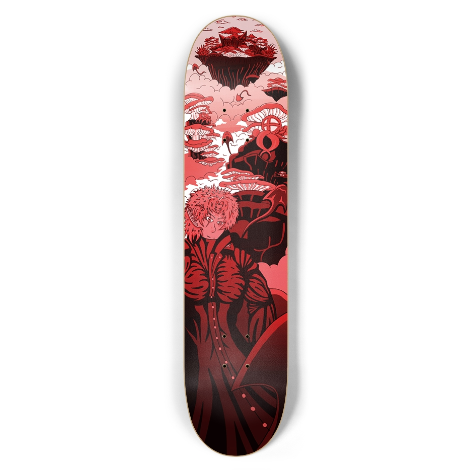 Sky Ray Commander Red 7.5" Skateboard