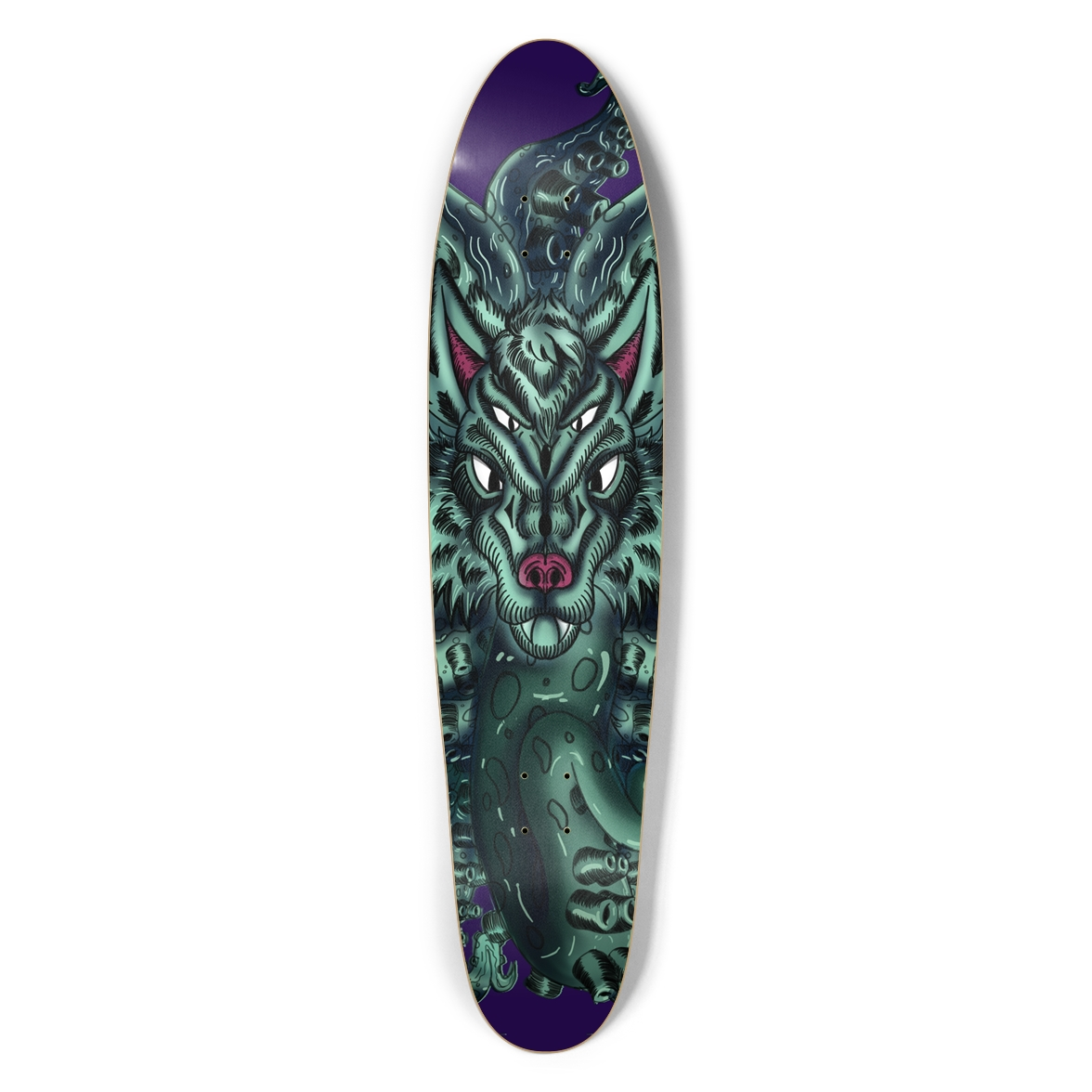 Wolf Tulu Longboard AMCThorn Art