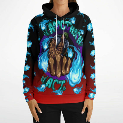 AMCThorn Art Flamesplosion Hoodie with Red Gradient Subliminator