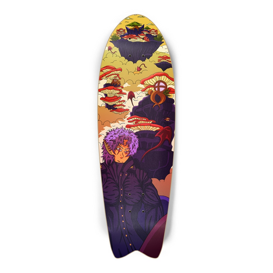 Sky Ray Commander Ultra 2 Fish Tail Skateboard