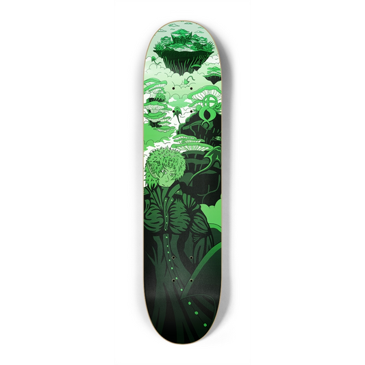 Sky Ray Commander Lime 7.25" Skateboard