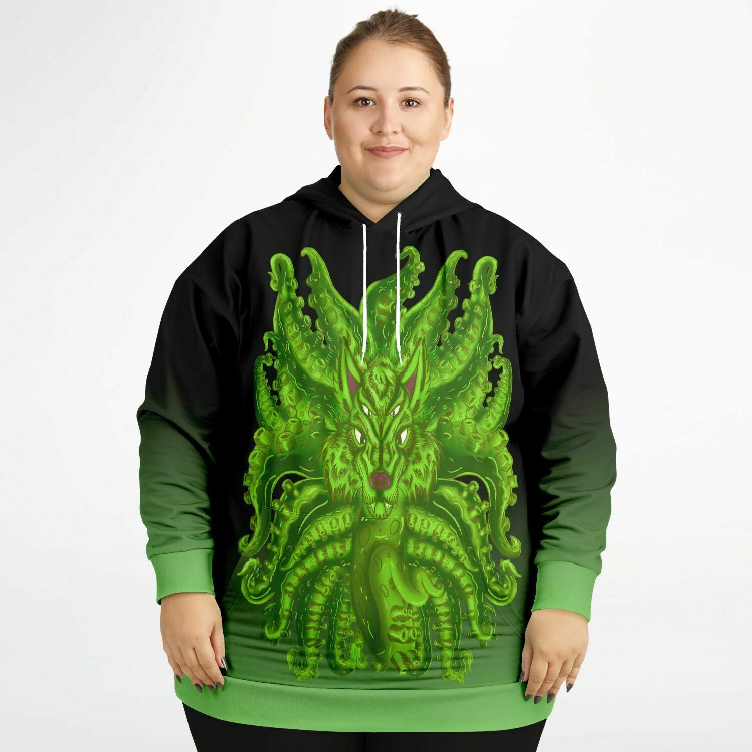 Radioactive Wolf Tulu Athletic Plus-size Hoodie copy Subliminator