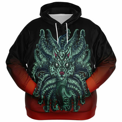 Wolf Tulu High Quality Athletic Plus-size Hoodie - AMCThorn Art