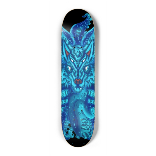 Deep Blue Wolf Tulu 7.25" Skateboard for Kids