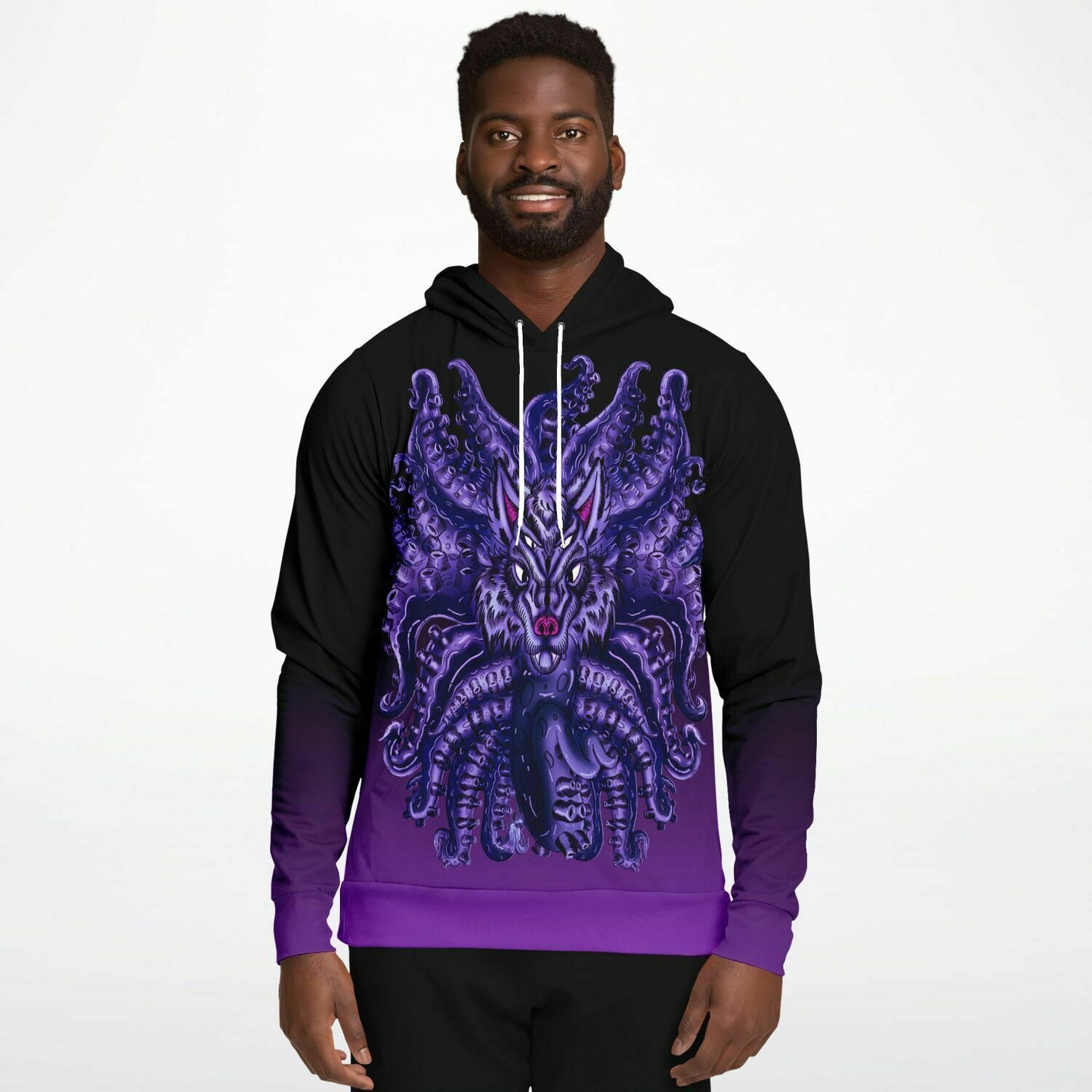 Deep Purple Wolf Tulu Athletic Hoodie Subliminator