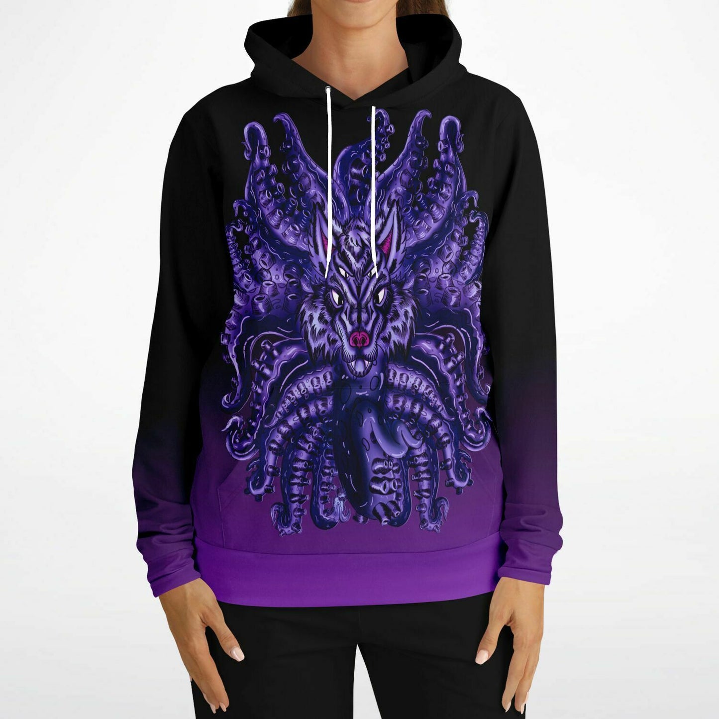 Deep Purple Wolf Tulu Athletic Hoodie Subliminator