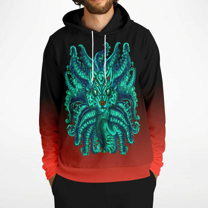 Turquoise Wolf Tulu Athletic Hoodie Subliminator