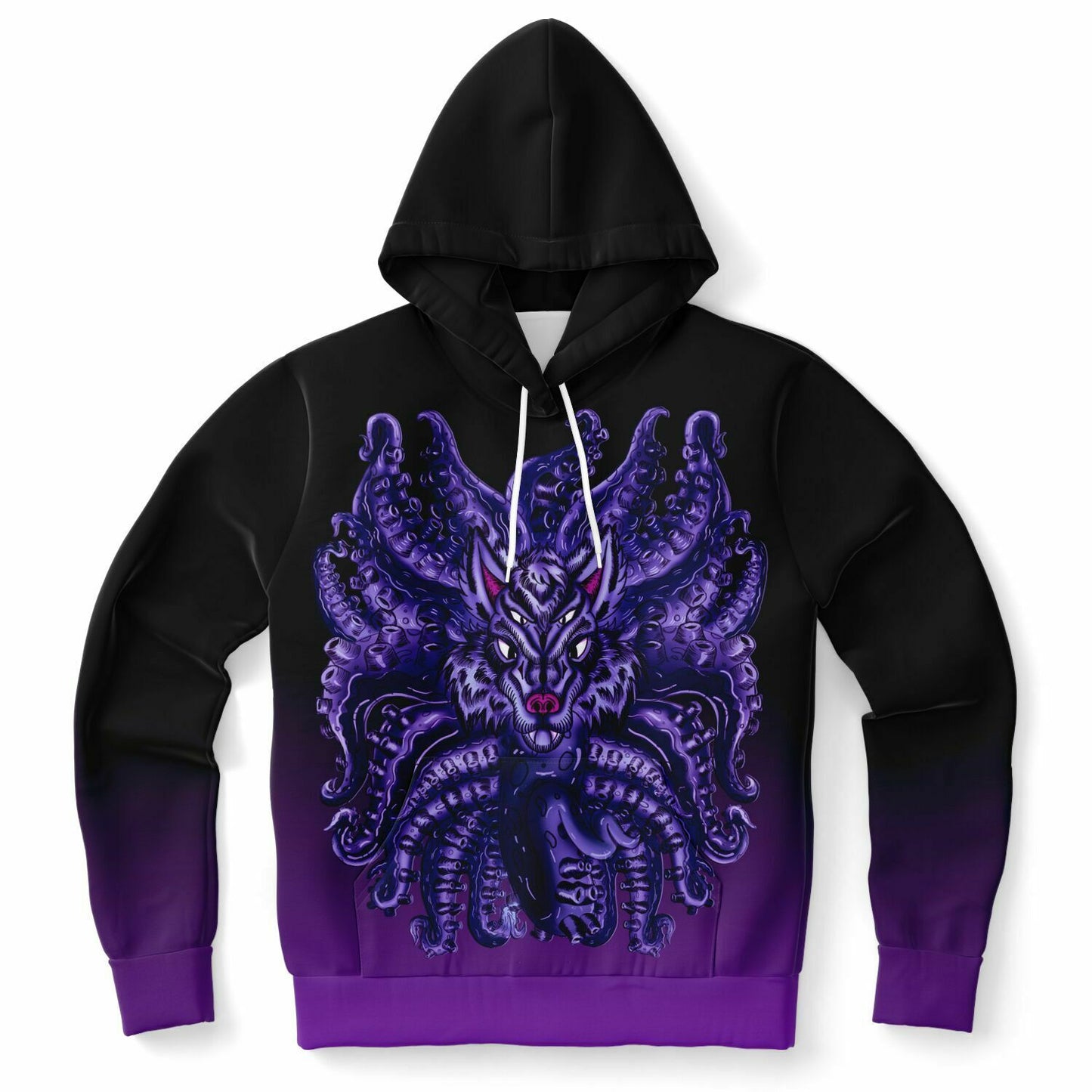 Deep Purple Wolf Tulu Athletic Hoodie Subliminator