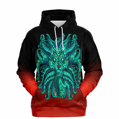 Turquoise Wolf Tulu Athletic Hoodie Subliminator