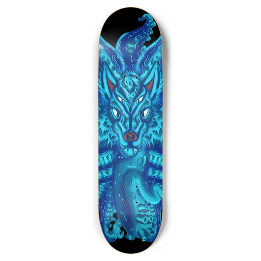 Deep Blue Wolf Tulu 8.75" Skateboard