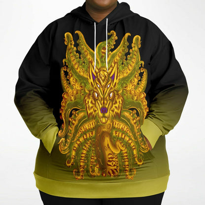 Golden Wolf Tulu Athletic Plus-size Hoodie copy Subliminator