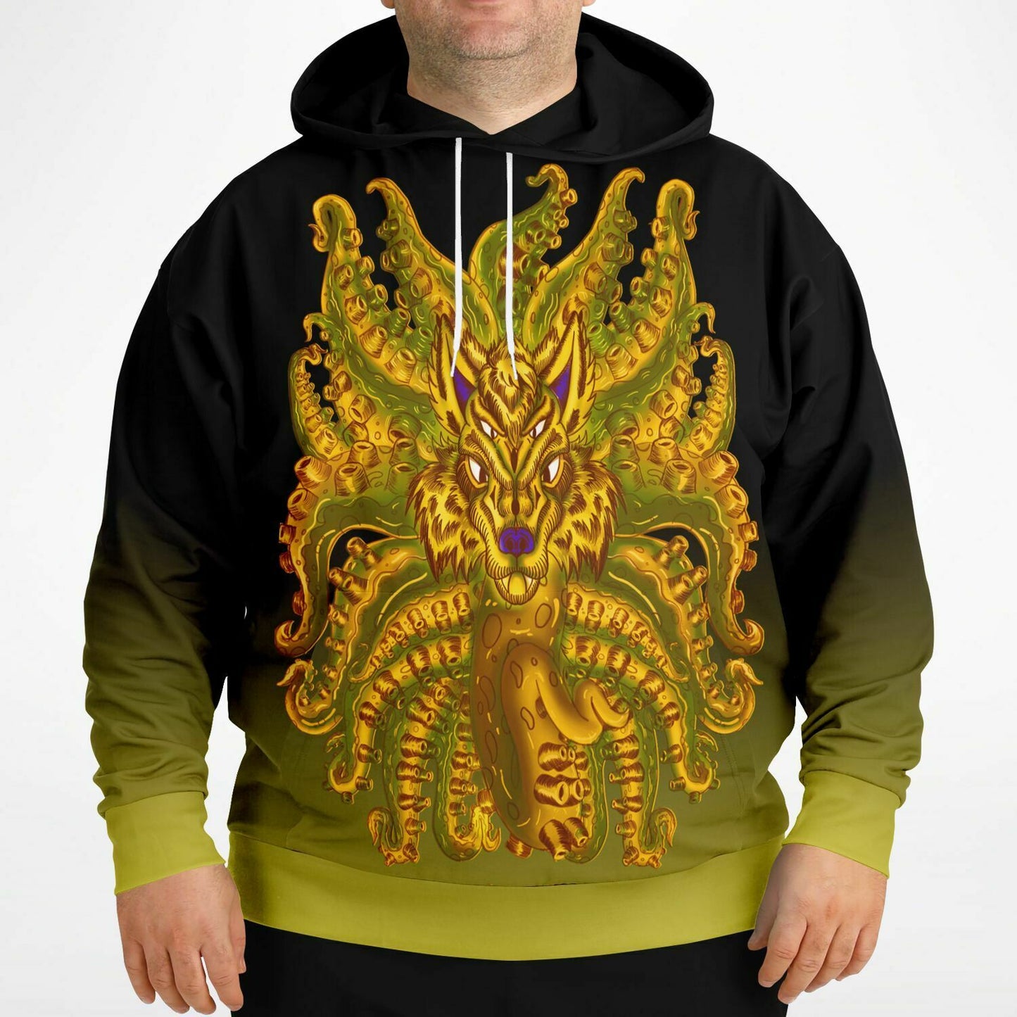 Golden Wolf Tulu Athletic Plus-size Hoodie copy Subliminator