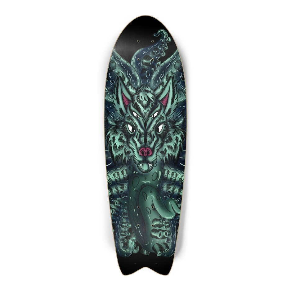 Wolf Tulu Fish Tail Skateboard