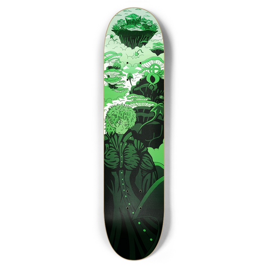 Sky Ray Commander Lime 7.62" Skateboard