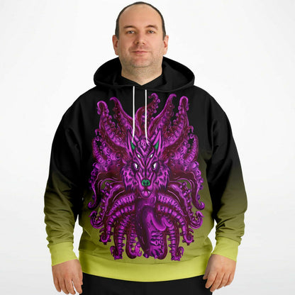 Purple Wolf Tulu Athletic Plus-size Hoodie Subliminator