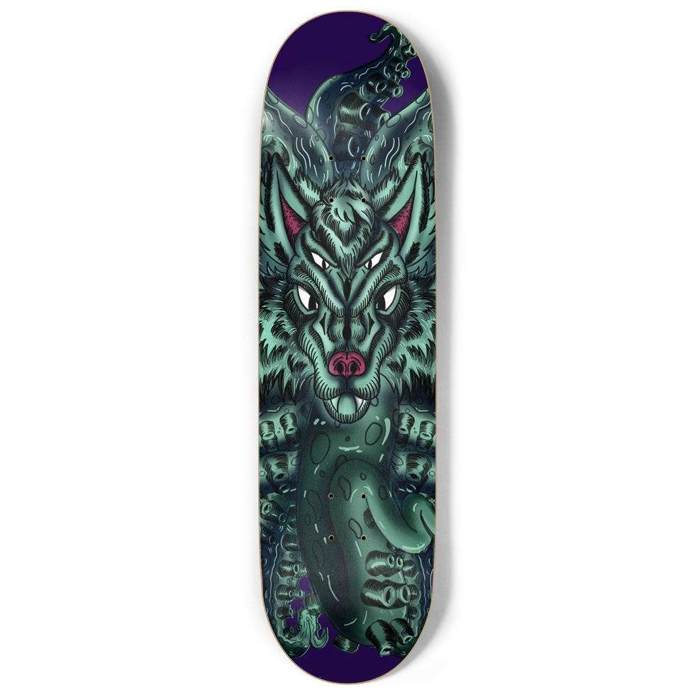 Wolf Tulu 9"  Skateboard AMCThorn Art