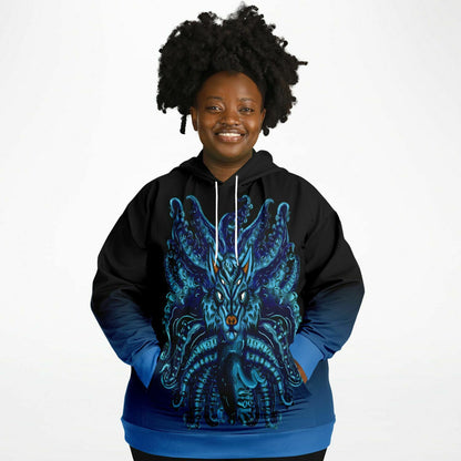 Blue Wolf Tulu Athletic Plus-size Hoodie copy Subliminator