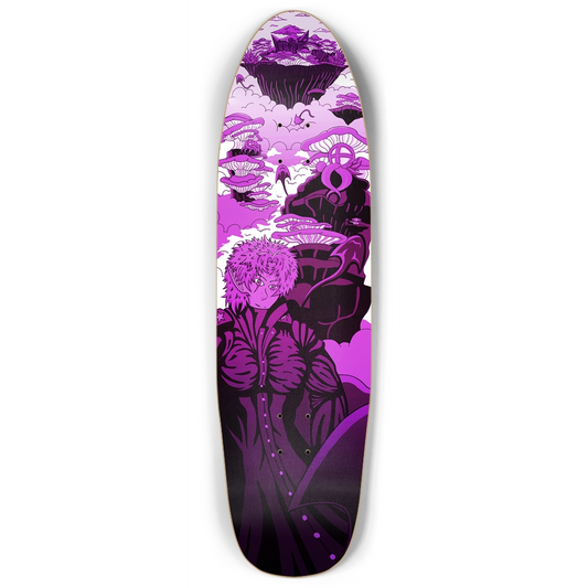 Sky Ray Commander Violet Punk Nose Skateboard