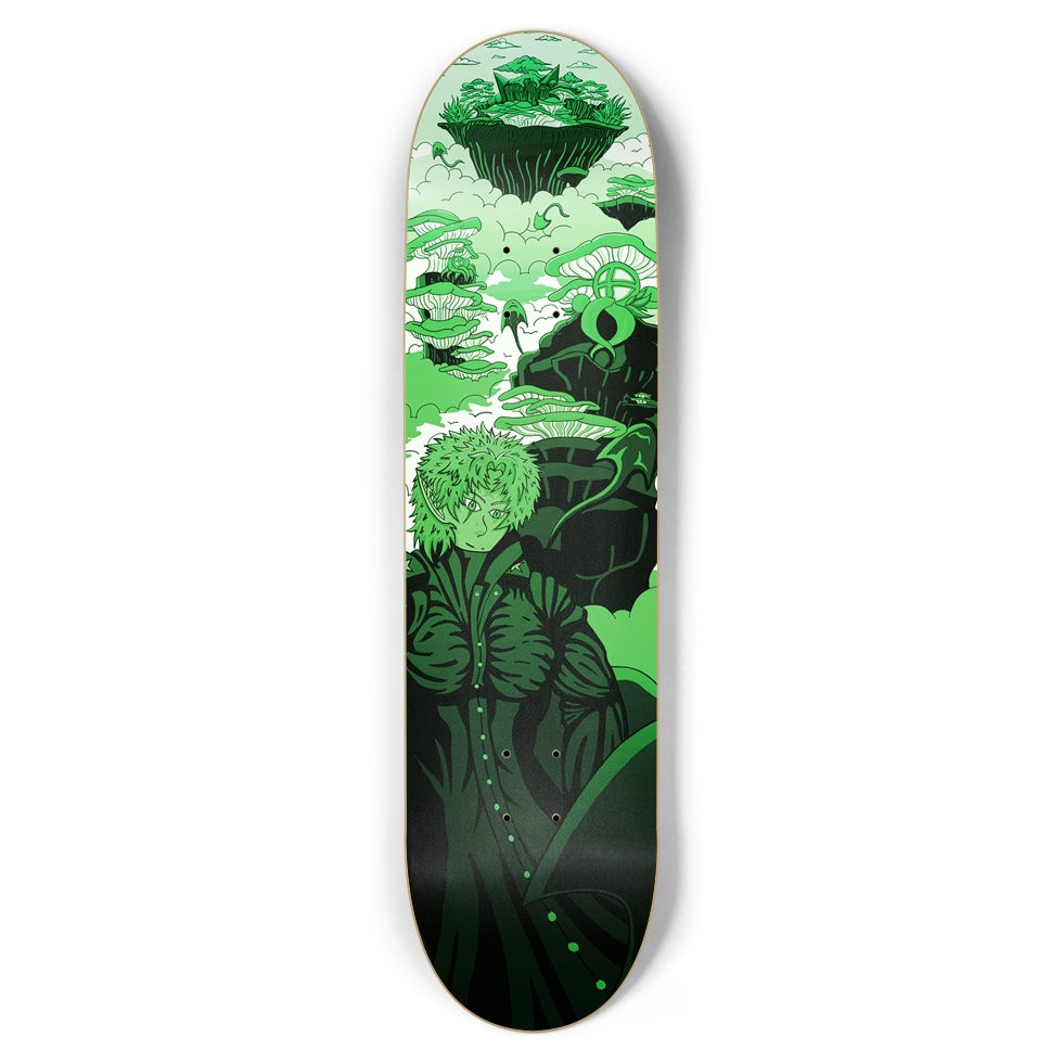 Sky Ray Commander Lime 8.5" Skateboard