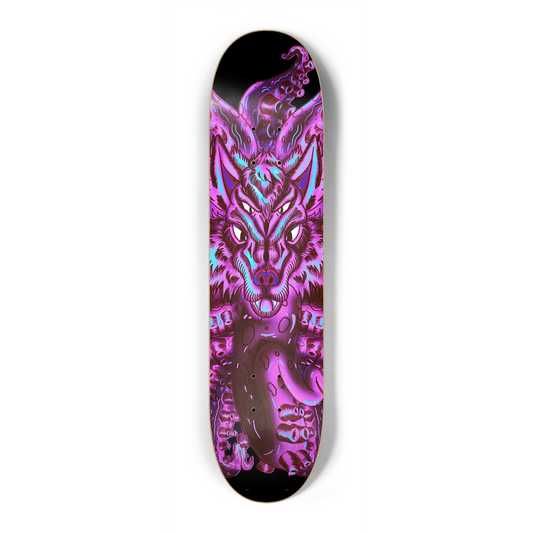 Cotton Candy Wolf Tulu 7.25" Skateboard for Kids