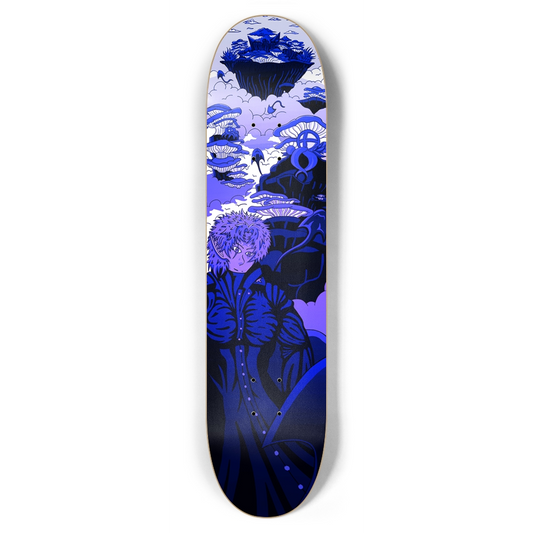 Sky Ray Commander Blue 7.62" Skateboard