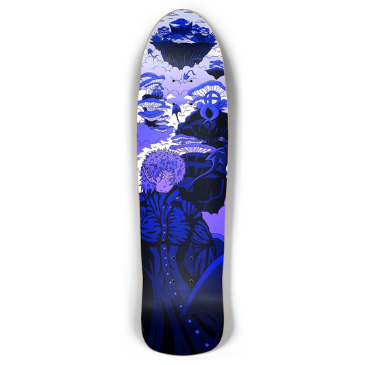 Sky Ray Commander Blue Retro Rocket Skateboard