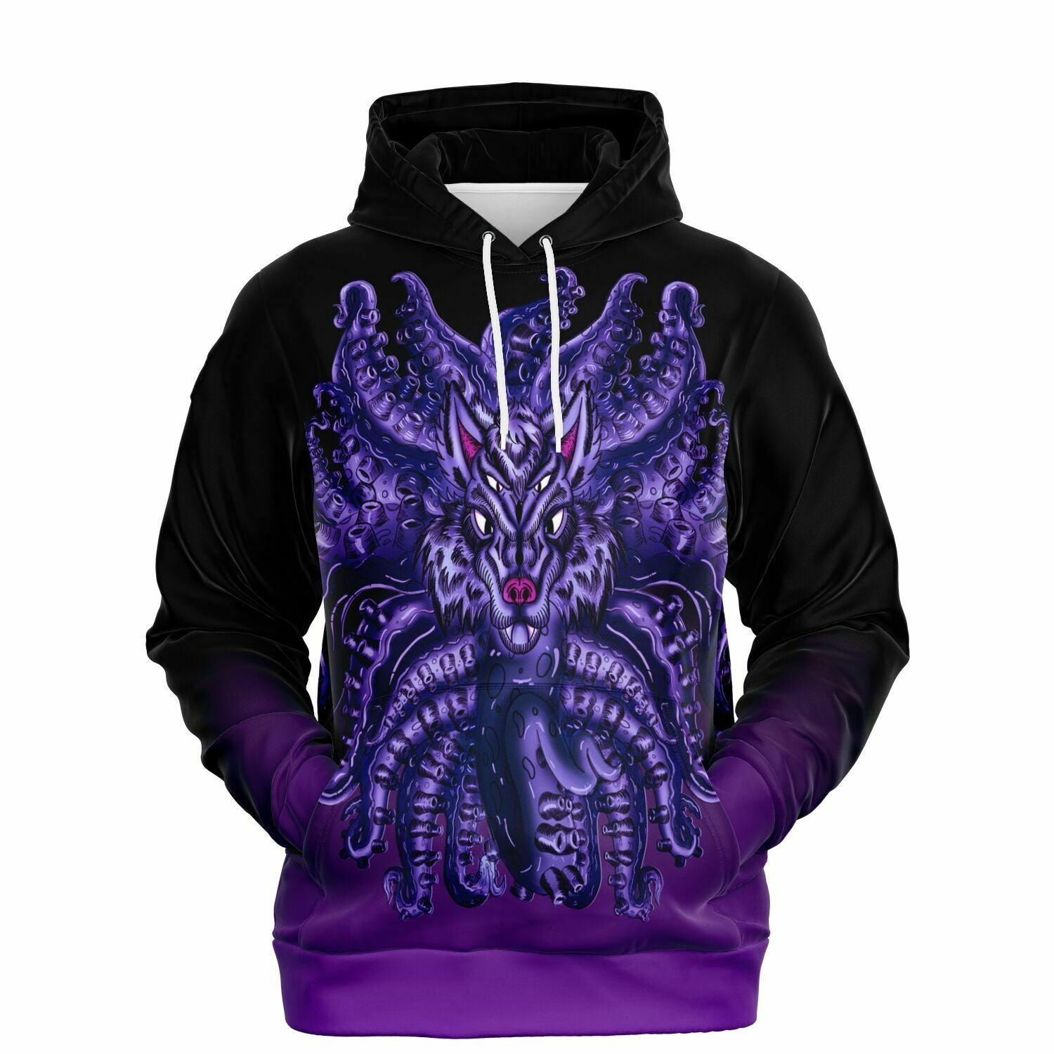 Deep Purple Wolf Tulu Athletic Hoodie Subliminator