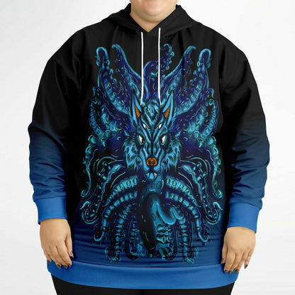 Blue Wolf Tulu Athletic Plus-size Hoodie copy Subliminator