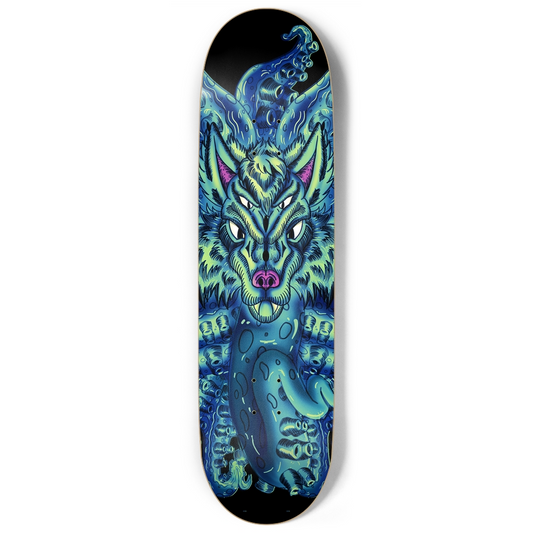 Deep Blue Sea Wolf Tulu 9" Skateboard