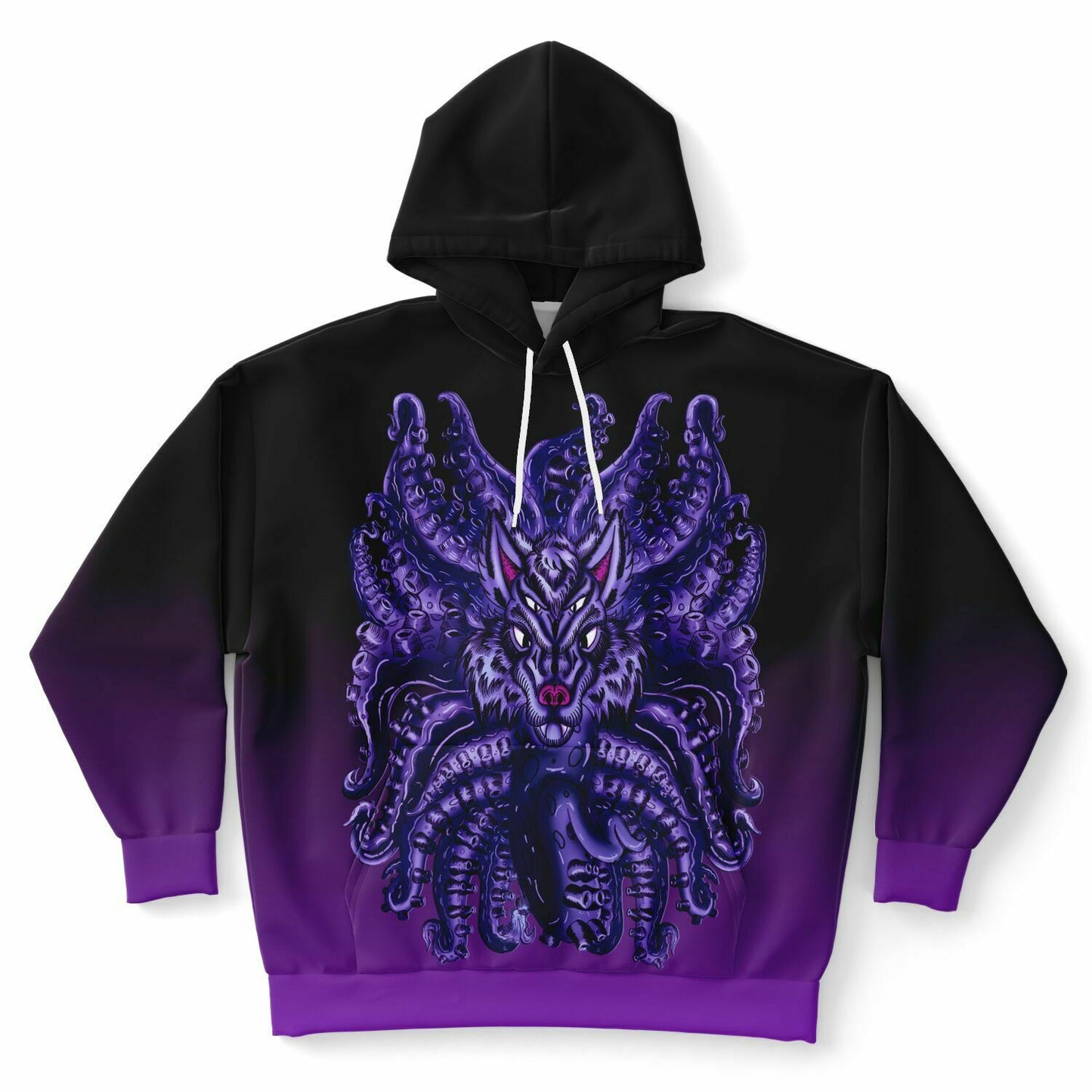 Deep Purple Wolf Tulu Athletic Plus-size Hoodie copy Subliminator