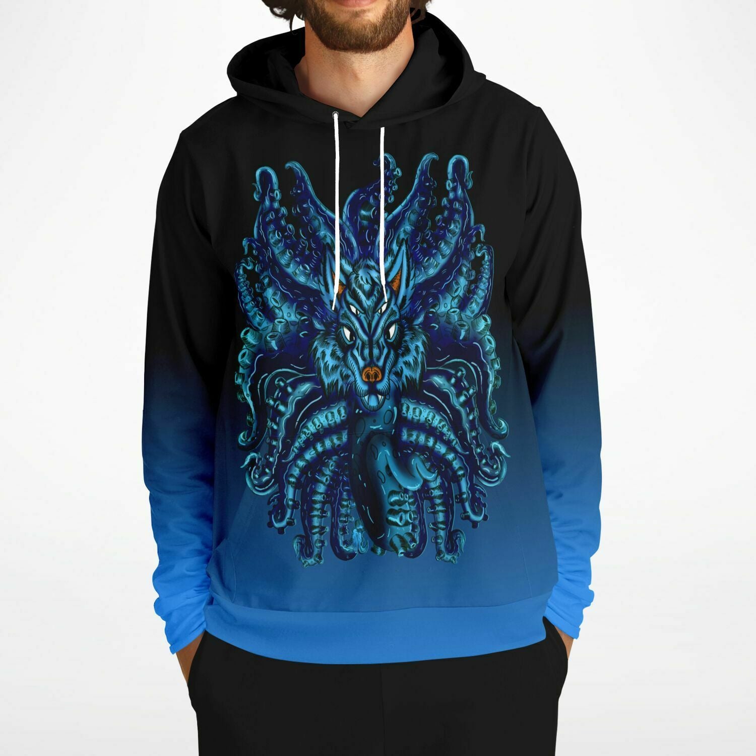 Blue Wolf Tulu Athletic Hoodie Subliminator