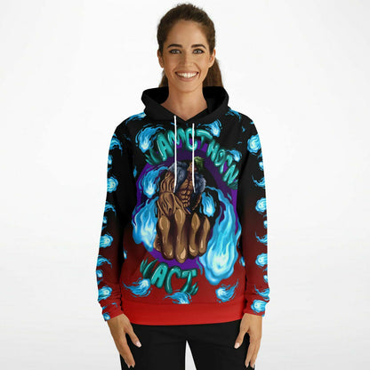 AMCThorn Art Flamesplosion Hoodie with Red Gradient Subliminator