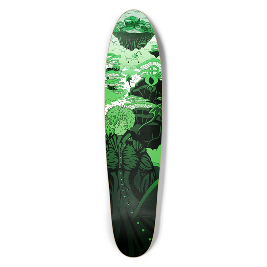 Sky Ray Commander Lime Longboard