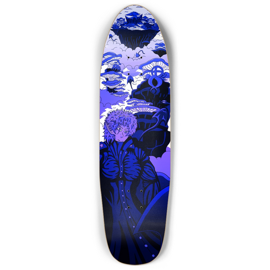 Sky Ray Commander Blue Punk Nose Skateboard