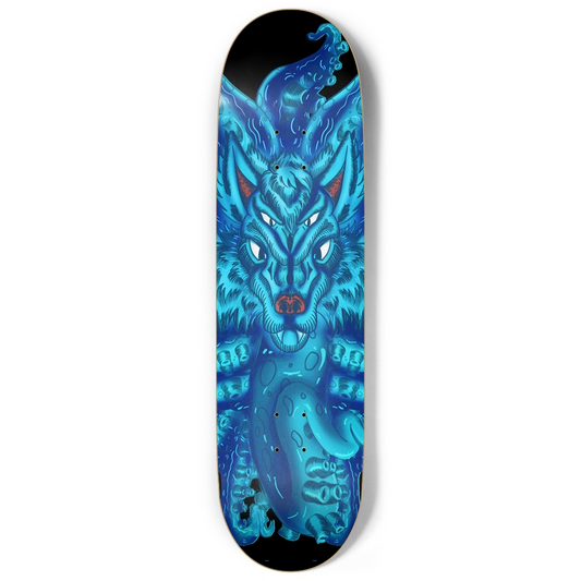 Deep Blue Wolf Tulu 9" Skateboard