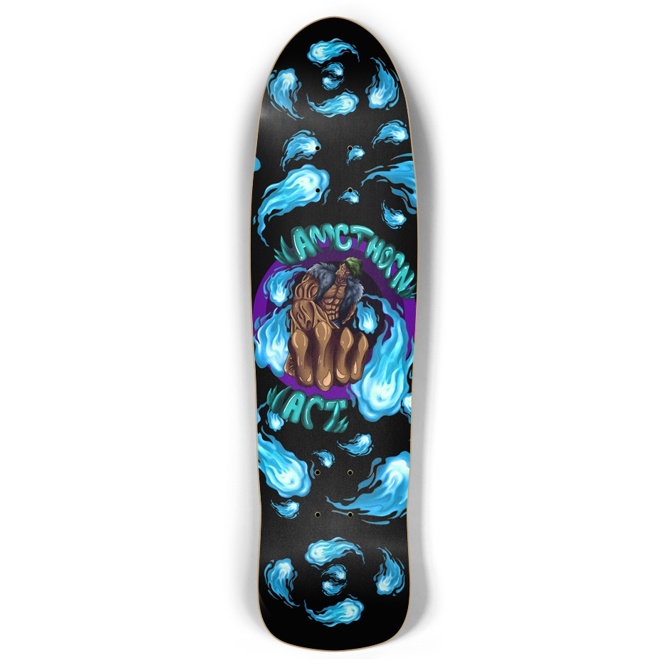 AMCThorn Art Retro Rocket Skateboard AMCThorn Art