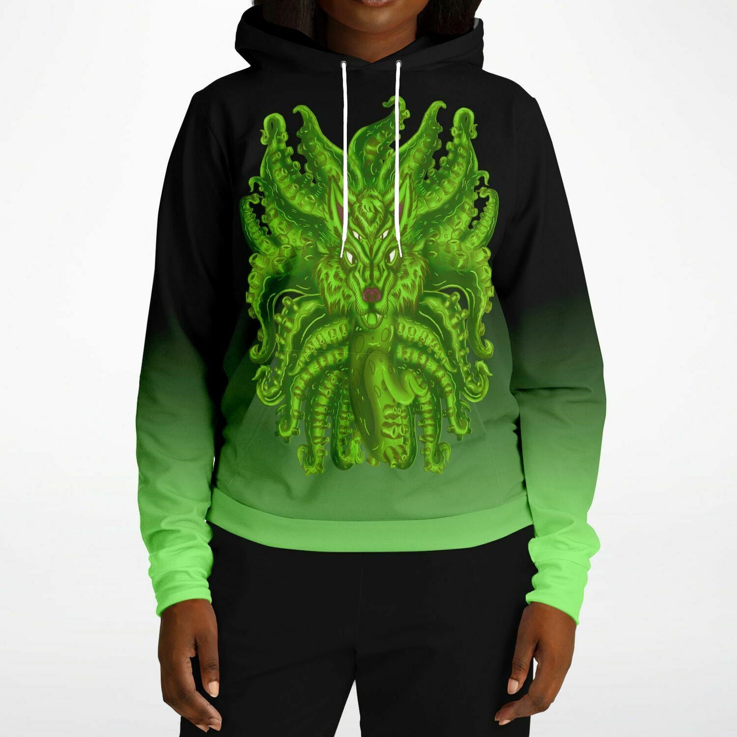 Radioactive Wolf Tulu Athletic Hoodie Subliminator