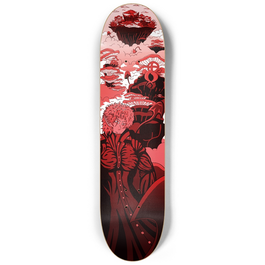 Sky Ray Commander Red 8.25" Skateboard