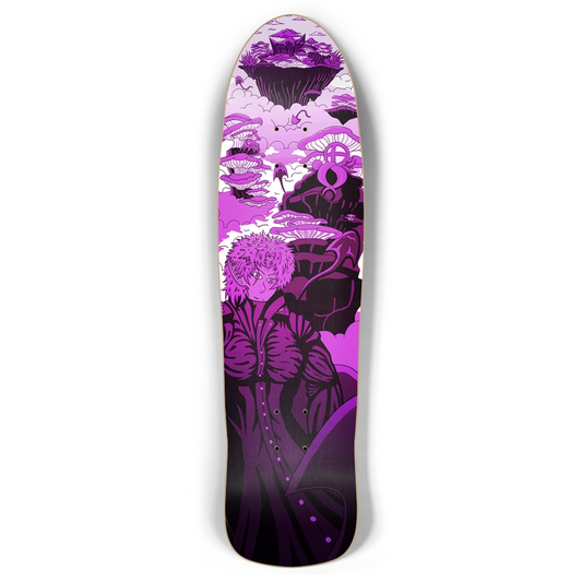 Sky Ray Commander Violet Retro Rocket Skateboard