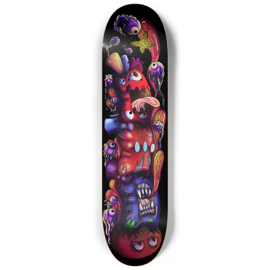 ChaosHeart Totem 8.25" Skateboard AMCThorn Art