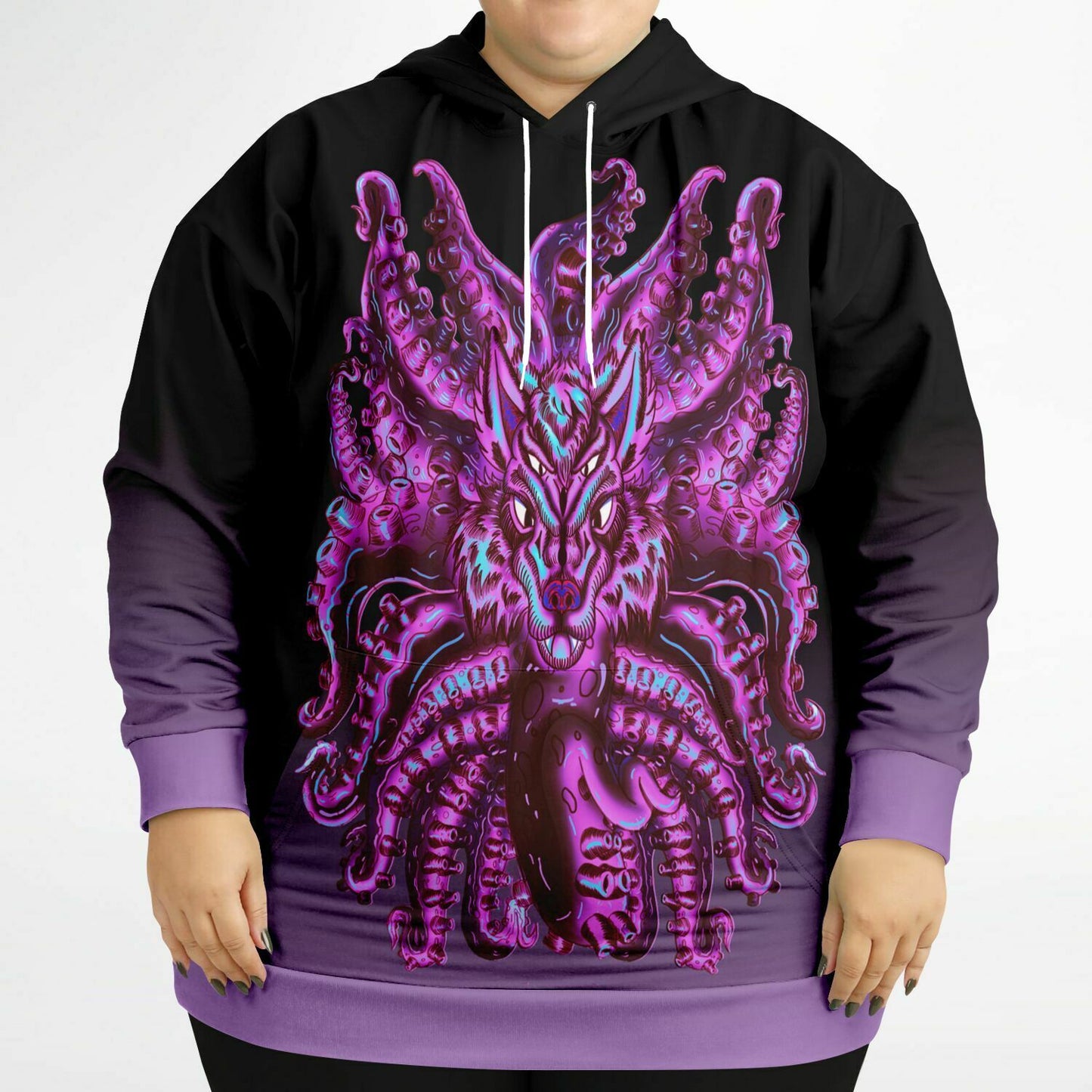 Cotton Candy Wolf Tulu Athletic Plus-size Hoodie copy Subliminator