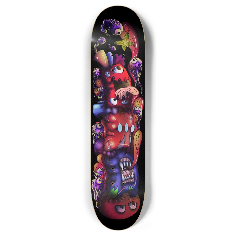 ChaosHeart Totem 7.87" Skateboard AMCThorn Art