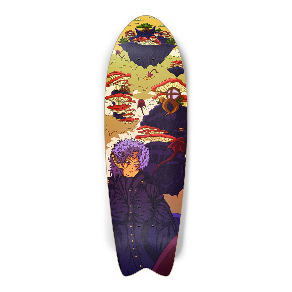 Sky Ray Commander Ultra Fish Tail Skateboard