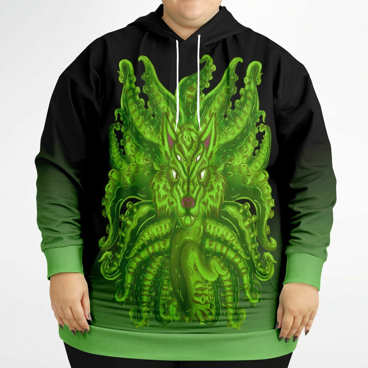 Radioactive Wolf Tulu Athletic Plus-size Hoodie copy Subliminator