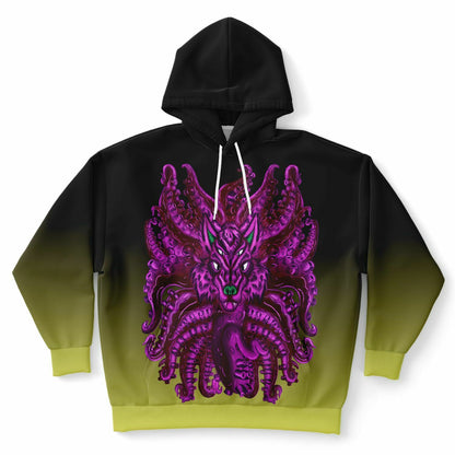 Purple Wolf Tulu Athletic Plus-size Hoodie Subliminator