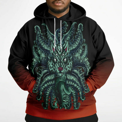 Wolf Tulu High Quality Athletic Plus-size Hoodie - AMCThorn Art