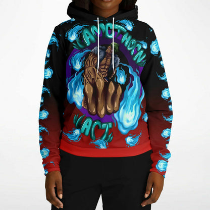 AMCThorn Art Flamesplosion Hoodie with Red Gradient Subliminator