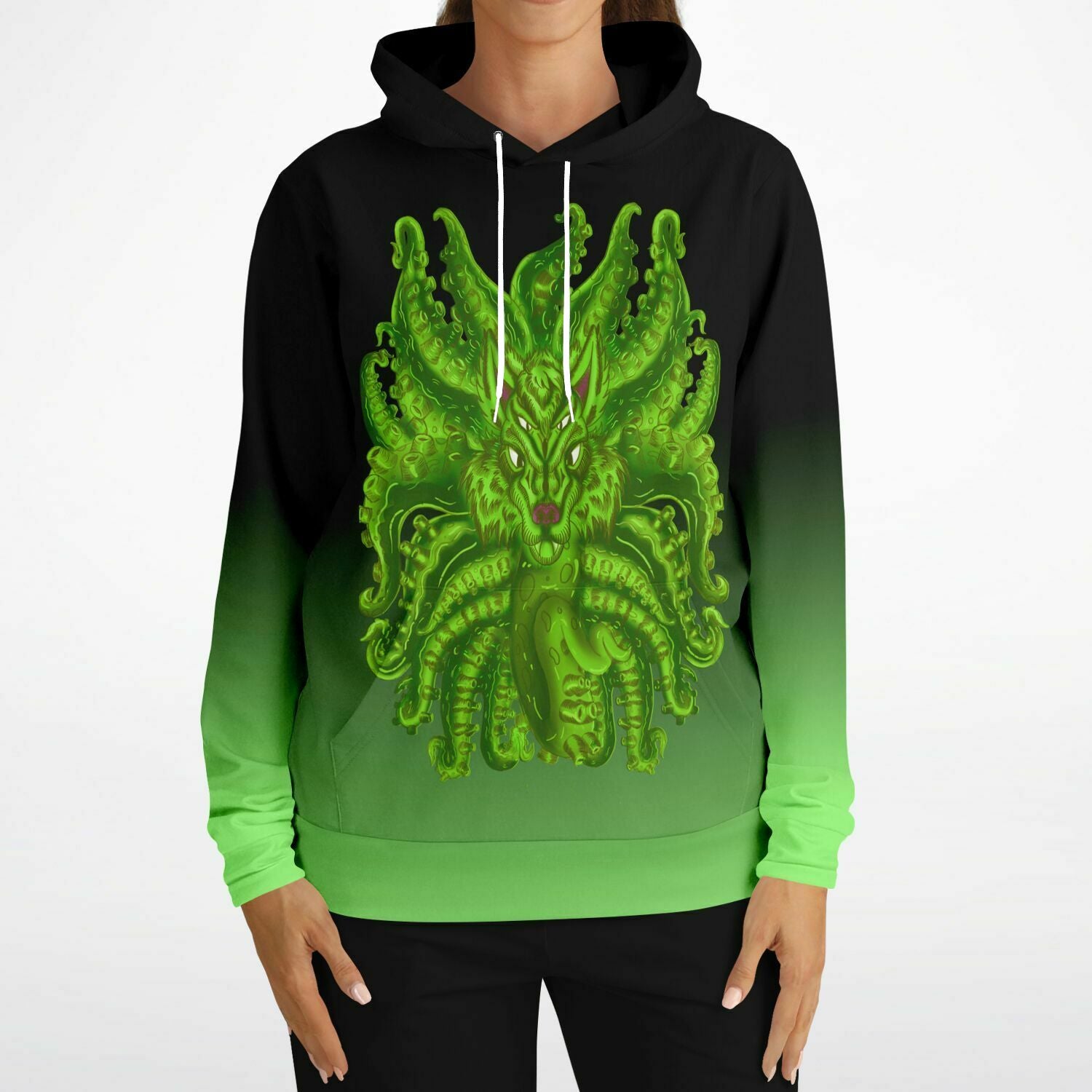 Radioactive Wolf Tulu Athletic Hoodie Subliminator