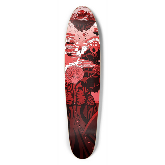 Sky Ray Commander Red Longboard